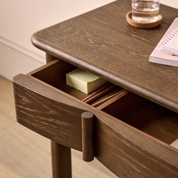 Looper Tasker Table in Dark Oak