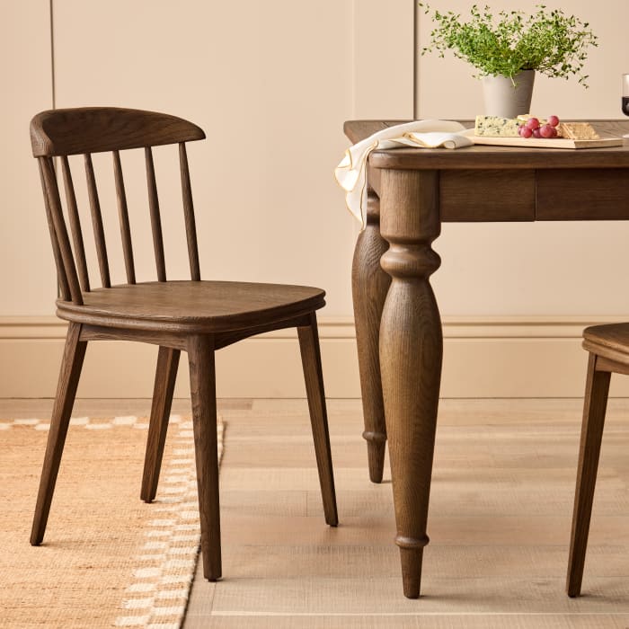 Drummer Kitchen Chair in Dark Oak