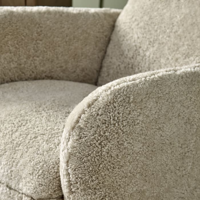 Shearer Nightcap Accent Chair with Footstool with Dark Oak Legs