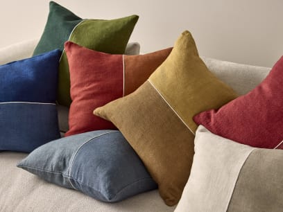 Halfy Linen Cushion 50x50 Range Shot HR detail1
