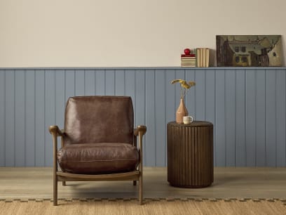 Squishbag Armchair Leather Dark Oak detail2 HR
