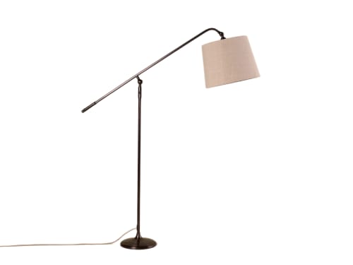 Angler Floor Lamp - Standard - Blackened Bronze