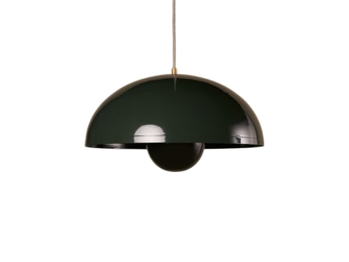 Double Domey Ceiling Light - Standard - Grass Clippings - Green