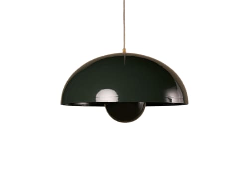 Double Domey Ceiling Light - Standard - Grass Clippings - Green