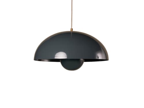 Double Domey Ceiling Light - Standard - Sopping Seagrass - Teal