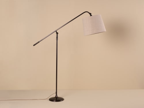 Angler Floor Lamp - Standard - Blackened Bronze