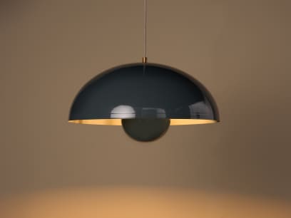 Double Domey Ceiling Light Sopping Seagrass On