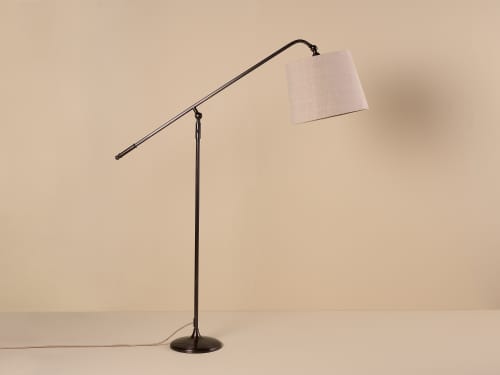 Angler Floor Lamp - Standard - Blackened Bronze