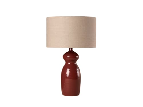 Dazzler Table Lamp - Large - Toffee Apple - Red
