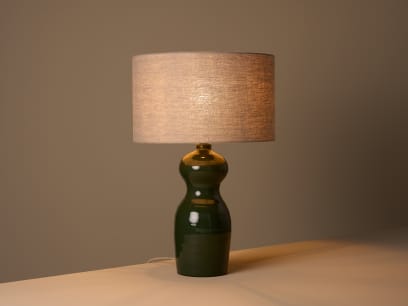 Dazzler Table Lamp in Grass Clippings Green