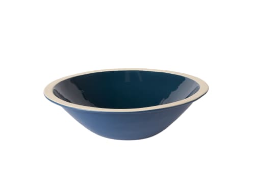 Whopper Serving Bowl - Large - Leaky Pen - Blue