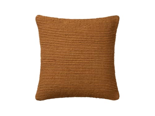 Knitty Wool Cushion Cover - 50X50 - Burnt Sugar