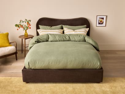 ITEM-001969 Lazy Linen Kingsize Duvet GREEN Main