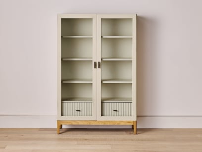 ITEM-002182 KEEPER BIG LAD GLASS CUPBOARD EGG BOX OAK Main