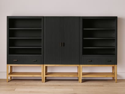 ITEM-002295 KEEPER DOUBLE SHELFIE & LEGSIE SET WOODEN DOORS MILKYWAY OAK Main