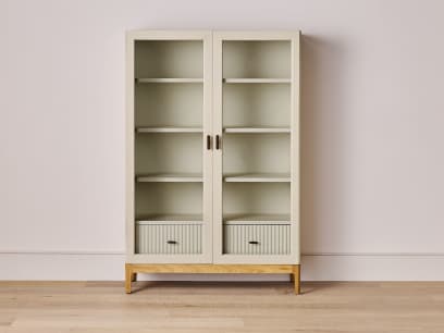ITEM-002182 KEEPER BIG LAD GLASS CUPBOARD EGG BOX OAK Main