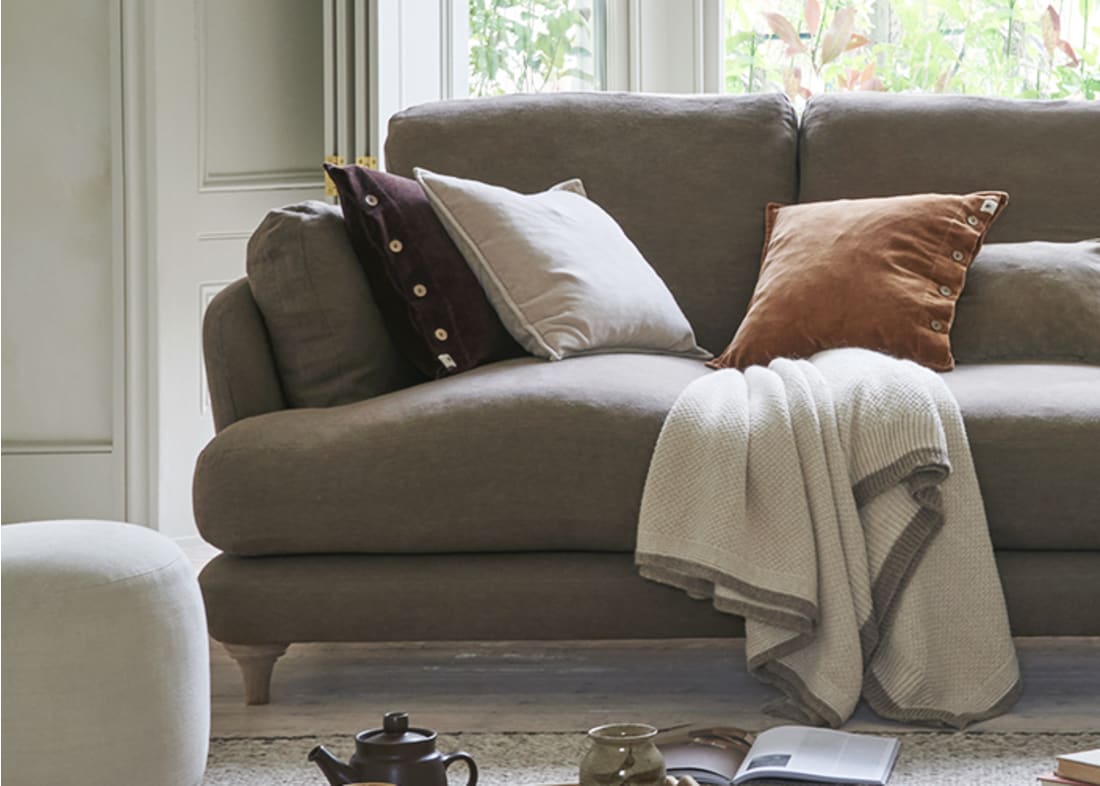 Easy Squish Scatter Cushion in Velvet Feather Filled Cushions Loaf Loaf