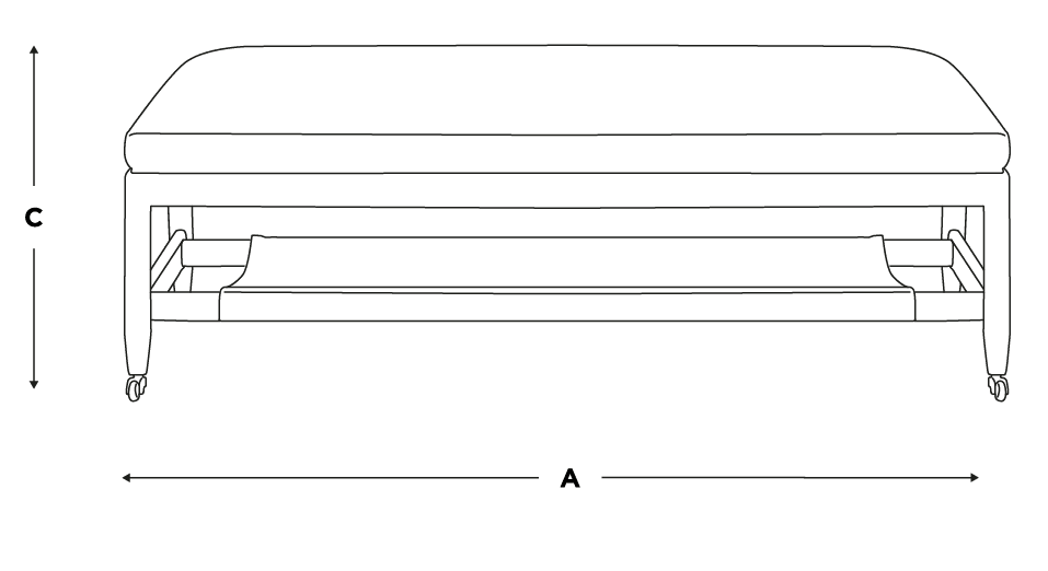 Slingshot Coffee Table Footstool & Coffee Table Loaf