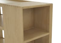 Shelfie Side Table in Whitewashed Oak