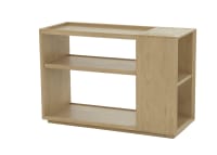 Shelfie Side Table In Whitewashed Oak