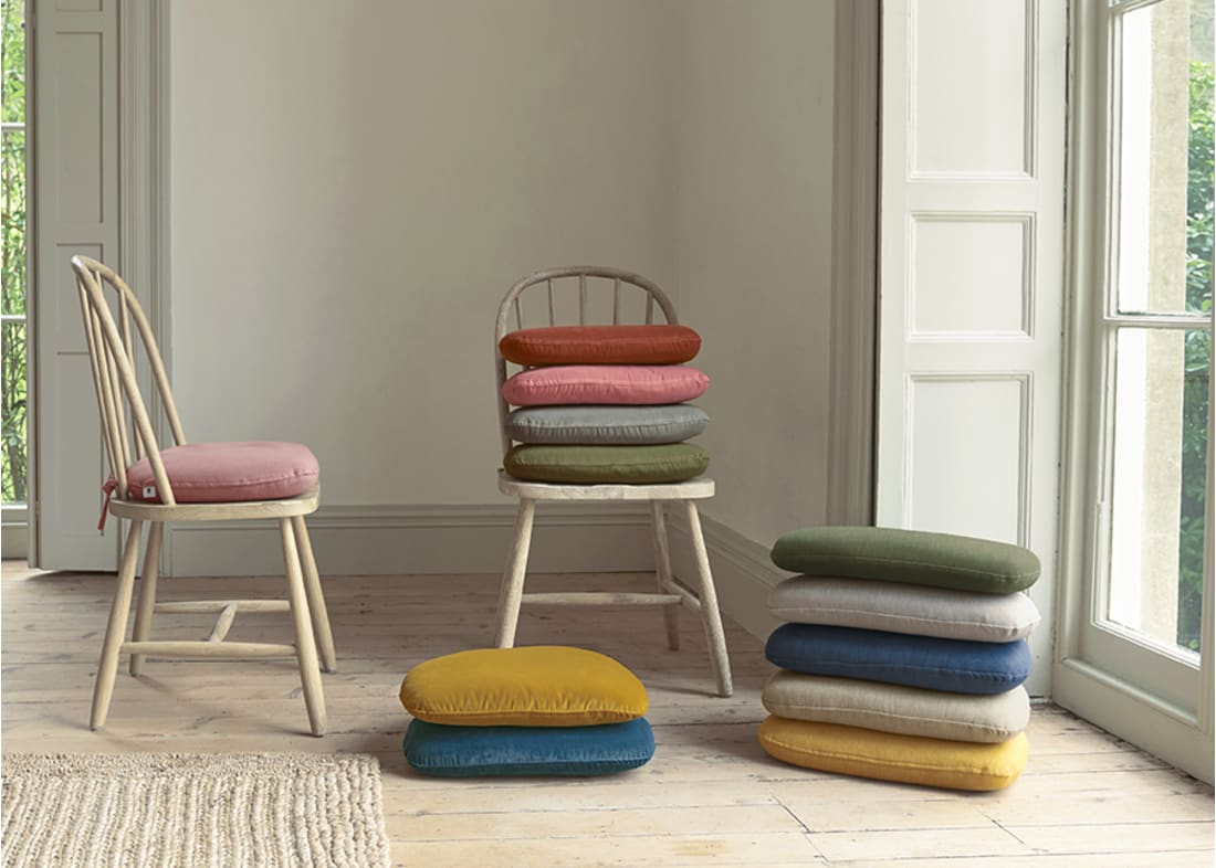Soft Scoop Seat Pads Comfy Dining Chair Cushions Loaf Loaf