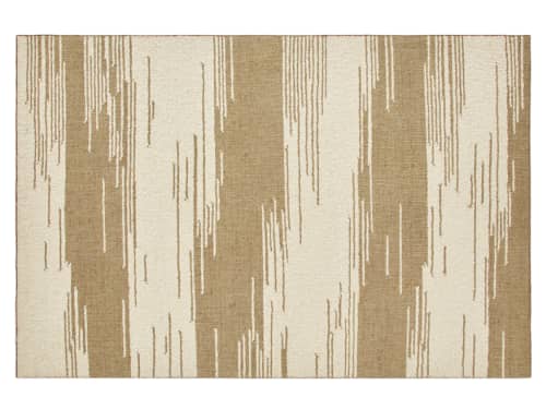 Etchy Sketchy Wool Rug - 170cm x 240cm - Welly Boot Green