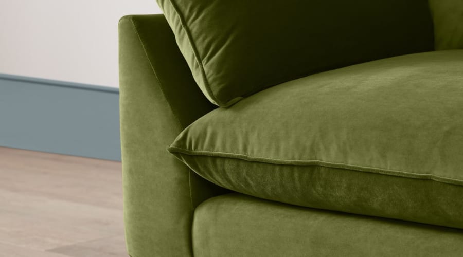 Slow Riser Armchair in Grass Clippings Clever Velvet