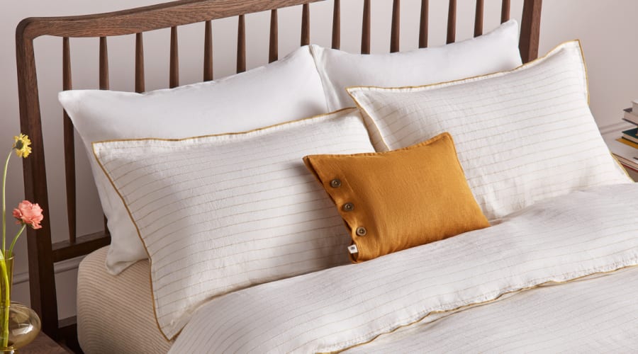 Widey Stripe Lazy Linen Bed Linen