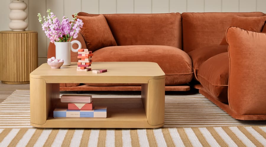 Stronghold Square Coffee Table Light Oak