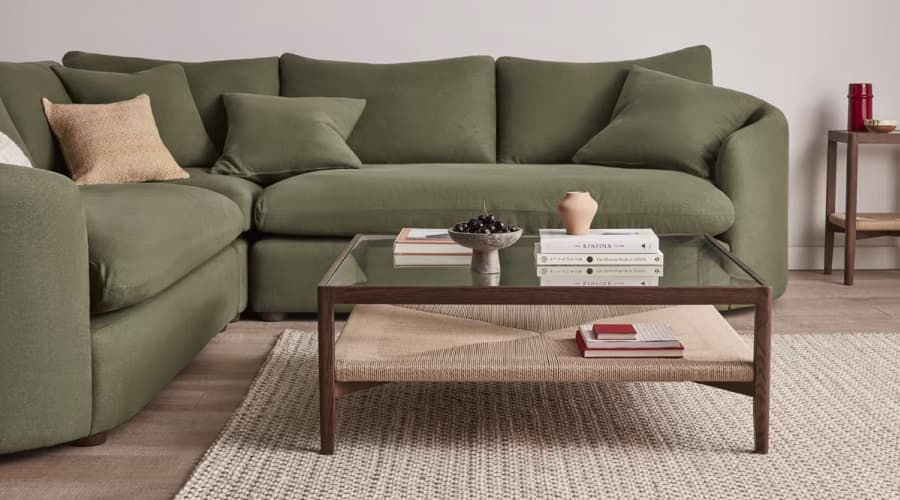 Keepsake Square Coffee Table in Dark Oak