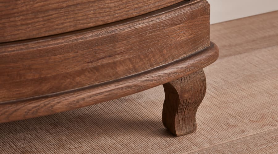 Bastille Side Table in Dark Oak