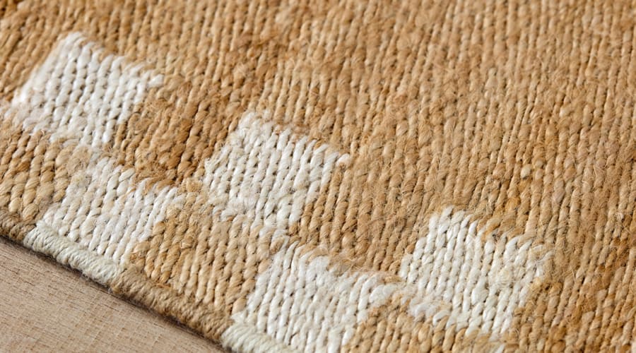 Checky Edge Jute Runner