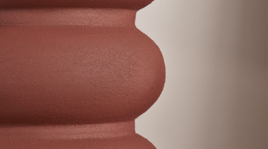 Triple Scoop Ceramic Table Lamp