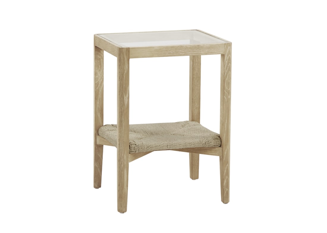 Little Keepsake Side Table in Whitewashed Oak