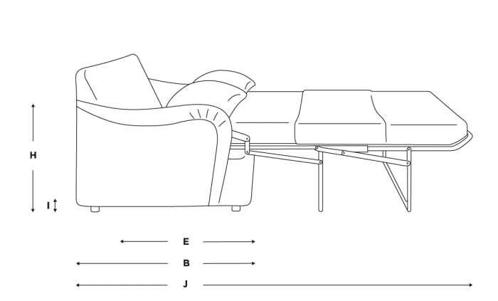 JONESY SOFA BED SIDE
