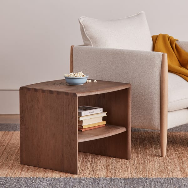 Bowie Side Table in Dark Oak