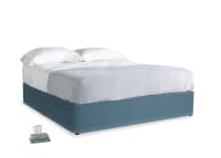 Side Stash 2 Drawer Bed - Superking - Velvet - Hosepipe - Teal