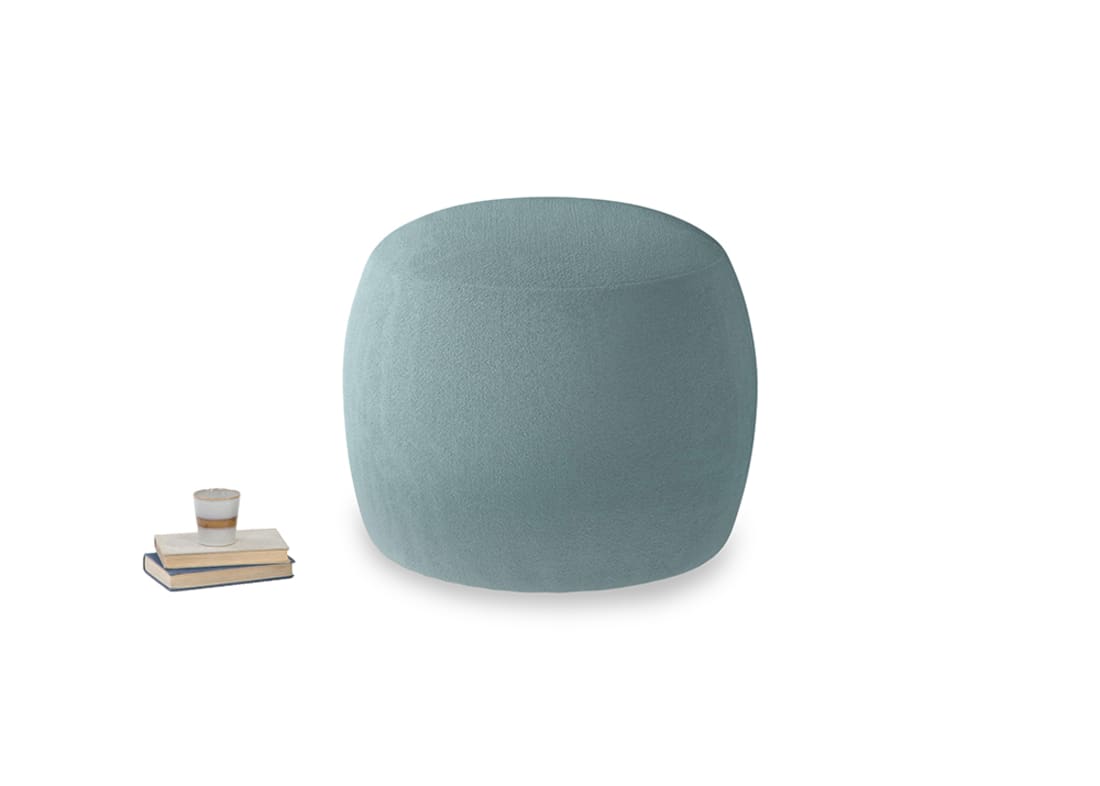 Little Cheese Footstool in Beach Ball Clever Velvet
