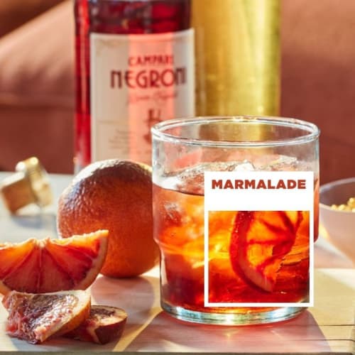 The easy vibe of a long weekend. Think evening Negronis with a spoonful of marmalade for a little extra sweetness..⁠