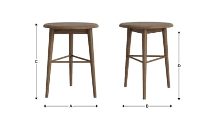 Sidekick Side Table in Dark Oak