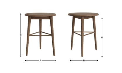 Sidekick Side Table in Dark Oak