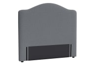 Double Luna Headboard in Baking Tin Clever Linen