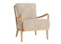 Shearer Easins Accent Chair - Accent Chair - Shearer - Natural Shearer - Whitewashed Oak