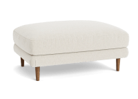 Sugarloaf Footstool - Rectangle - Linen - Egg Box - Beige - Leg No. 53