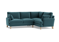Squisharoo Corner Sofa - Large Right Hand - Clever Velvet - Sopping Seagrass