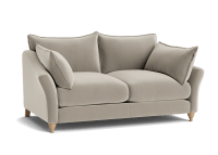 Brioche Sofa  - Small - Velvet - Pudding Spoon - Light Oak Legs