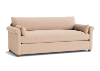 Queenie Sofa - Large - Chenille - Pressed Petals - Pink - Dark Oak Legs