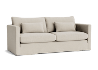 Bruges Sofa - Large - House Fabric - Thatch - Light Oak Legs