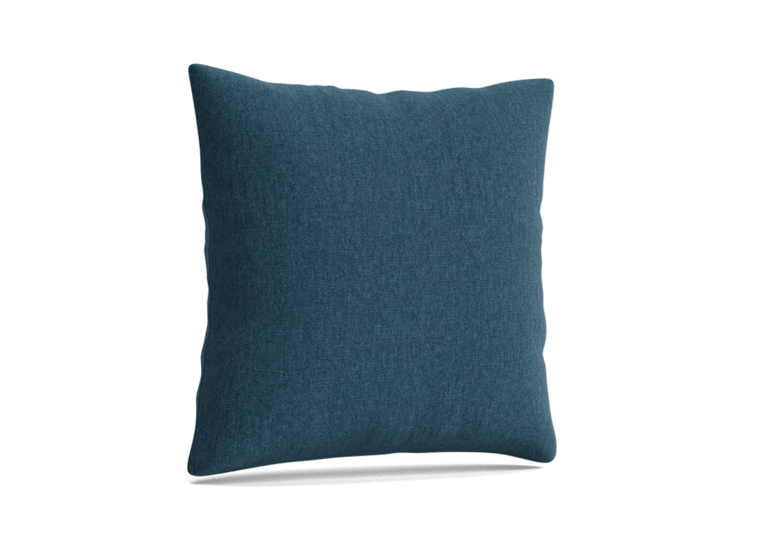 Made-to-order Scatter Cushion - 65x65cm - Linen - Hosepipe - Teal