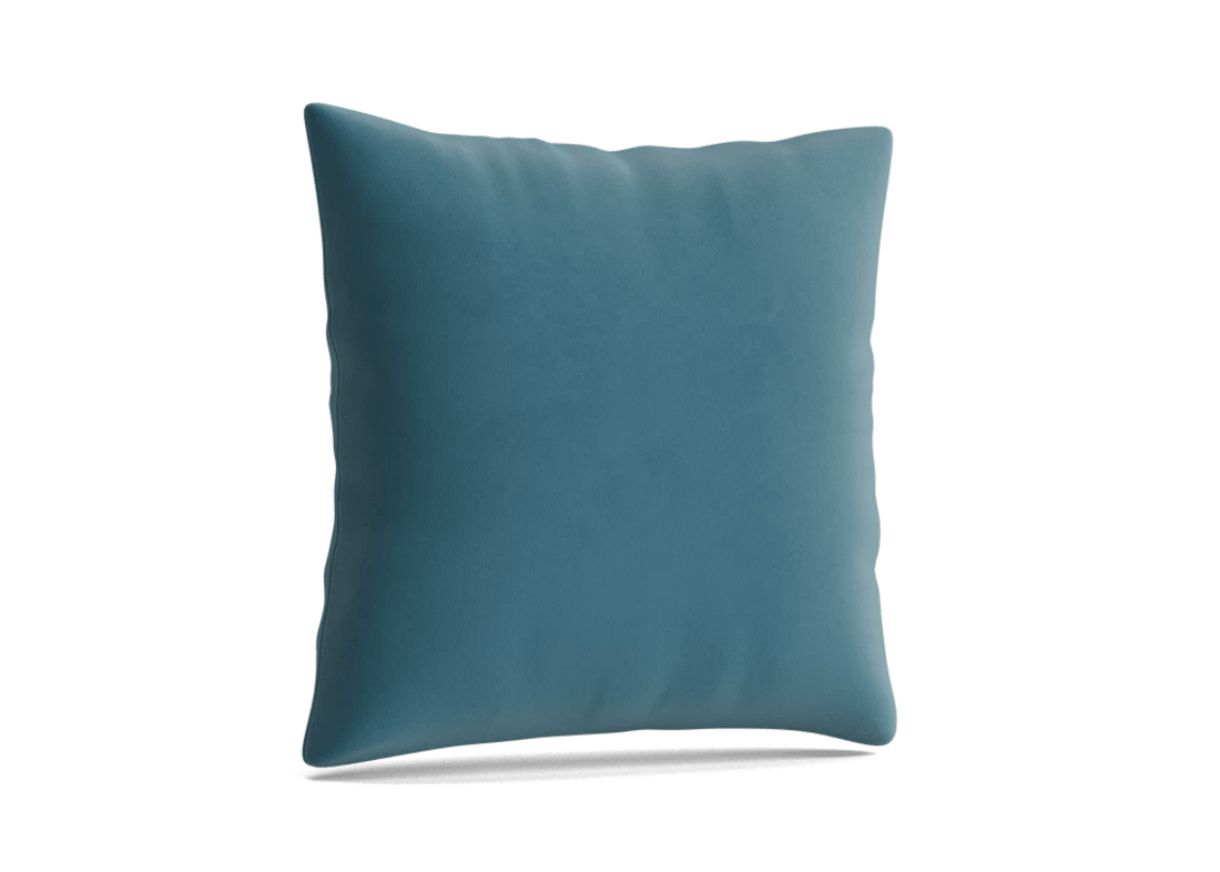 Made-to-order Scatter Cushion - 65x65cm - Velvet - Hosepipe - Teal